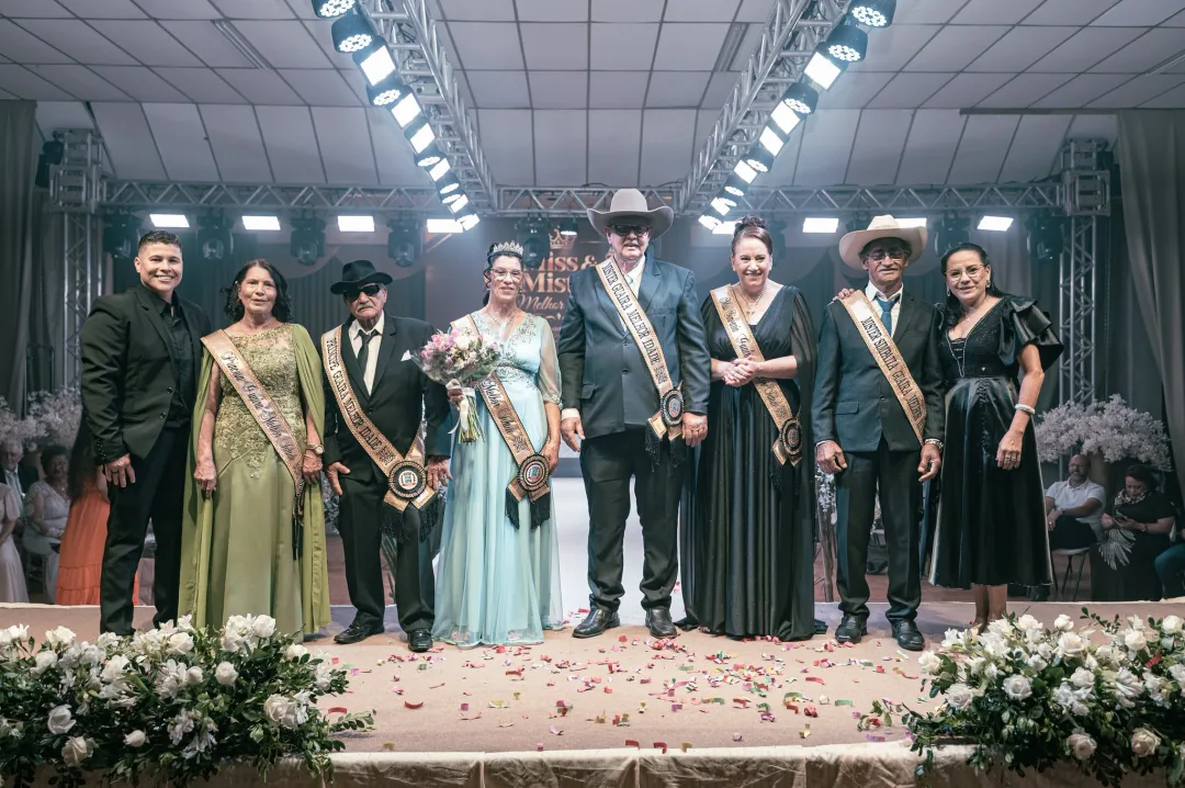 Melhor Idade de Guaíra dá um show de elegância e alegria em noite de escolha de Miss e Mister