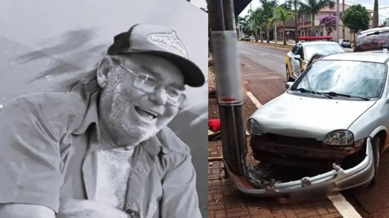 Homem sofre mal súbito e morre ao se envolver em acidente em Quatro Pontes