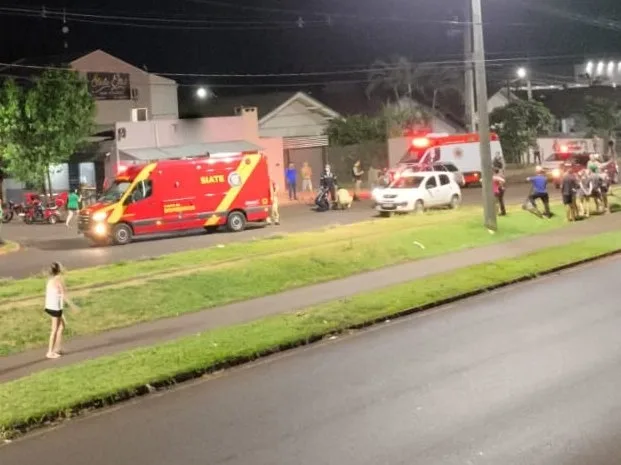 Duas pessoas ficam feridas em acidentes em Marechal Rondon