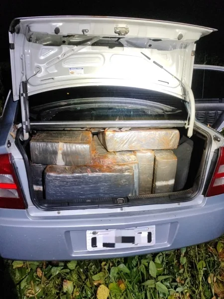 Apreensões em Guaíra e Terra Roxa retiram 665 kg de drogas de circulação