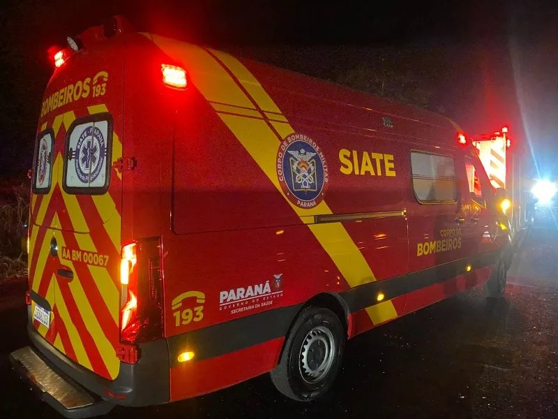 Homem fica gravemente ferido em acidente na BR-163 em Quatro Pontes