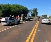 Acidente entre Francisco Alves e Iporã deixa três pessoas feridas