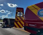 Mulher e criança ficam feridos em capotamento entre Marechal e Nova Santa Rosa