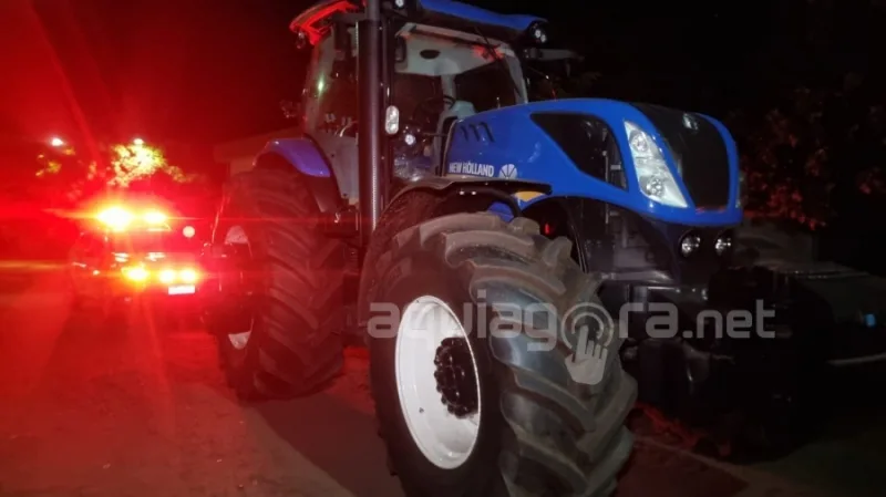 Trator avaliado em mais de R$ 900 mil é recuperado logo após furto em Marechal Rondon