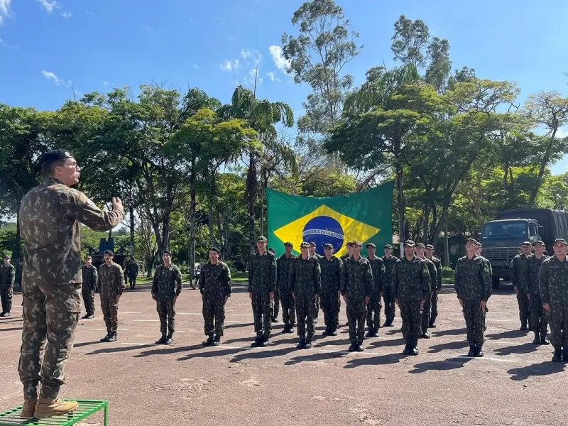 Exército de Guaíra incorpora 91 novos soldados ao efetivo variável