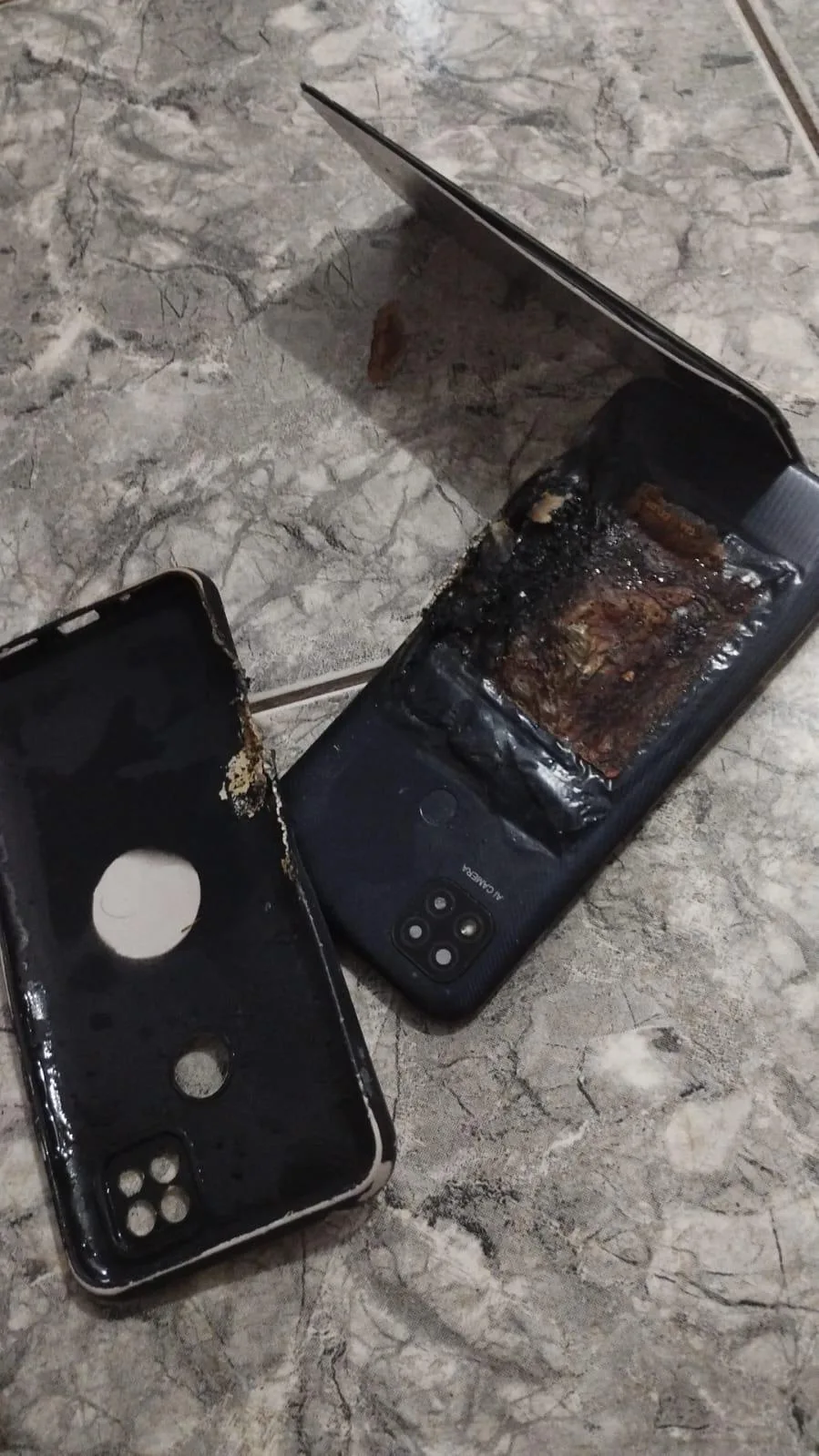 Celular explode enquanto carregava em Nova Santa Rosa
