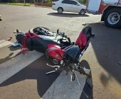 Mototaxista morre e duas pessoas ficam feridas em grave acidente em Toledo