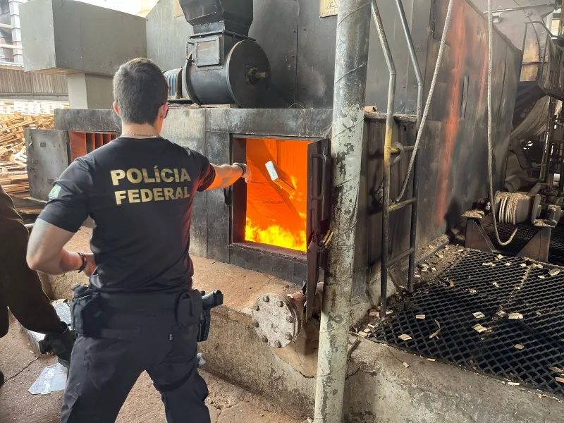 Polícia Federal incinera quase 9 toneladas de drogas em Guaíra