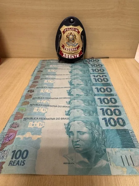 PF apreende adolescente recebendo R$ 1.000 em notas falsas, em Terra Roxa