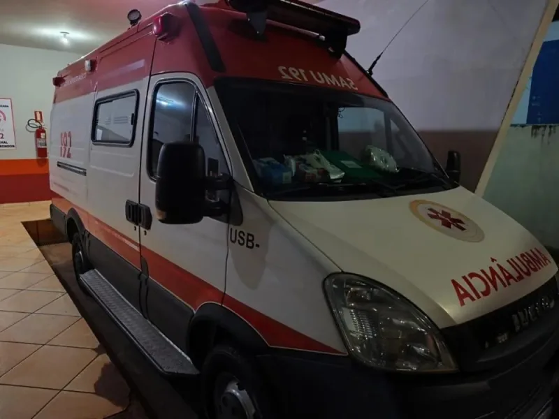 Motociclista fica gravemente ferido ao sofrer queda de moto em Marechal Rondon