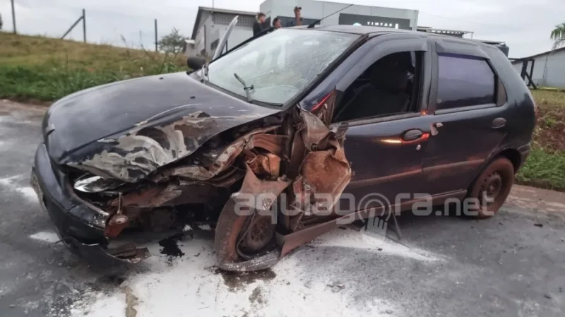 Acidente em Marechal Rondon deixa duas pessoas feridas
