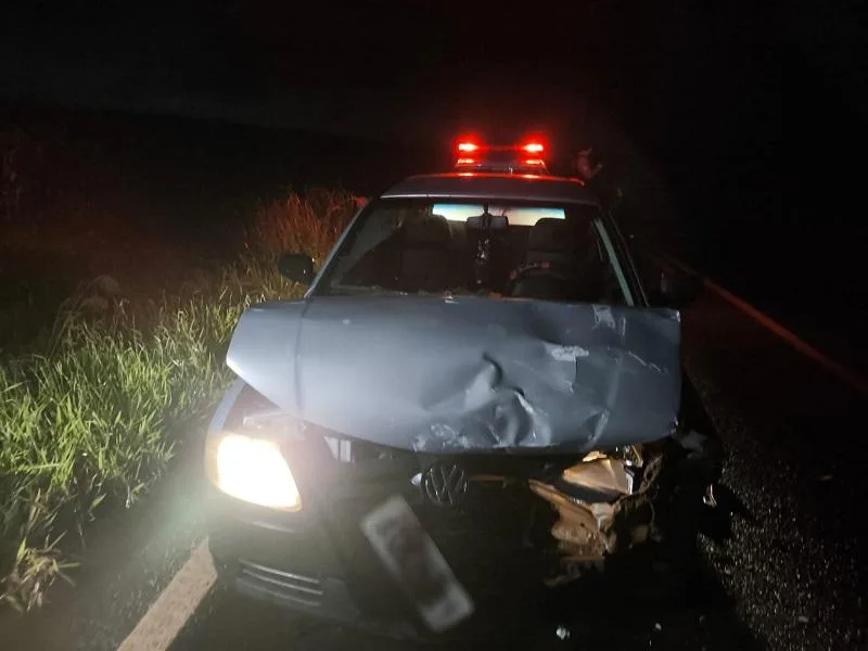 Pedestre no meio da pista causa acidente entre Marechal e Nova Santa Rosa
