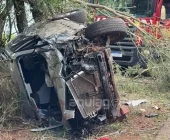 Caminhão de Mercedes se envolve em grave acidente em Marechal Rondon