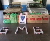 GM apreende dois carros carregados com cigarros em Guaíra