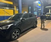 Carro roubado em SP é recuperado pela PRF em Guaíra