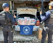 Carro com cigarros é apreendido após intensa perseguição policial na BR-163 entre Guaíra e Mercedes
