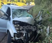 Grave acidente em Marechal Rondon deixa homem morto e mulher gravemente ferida