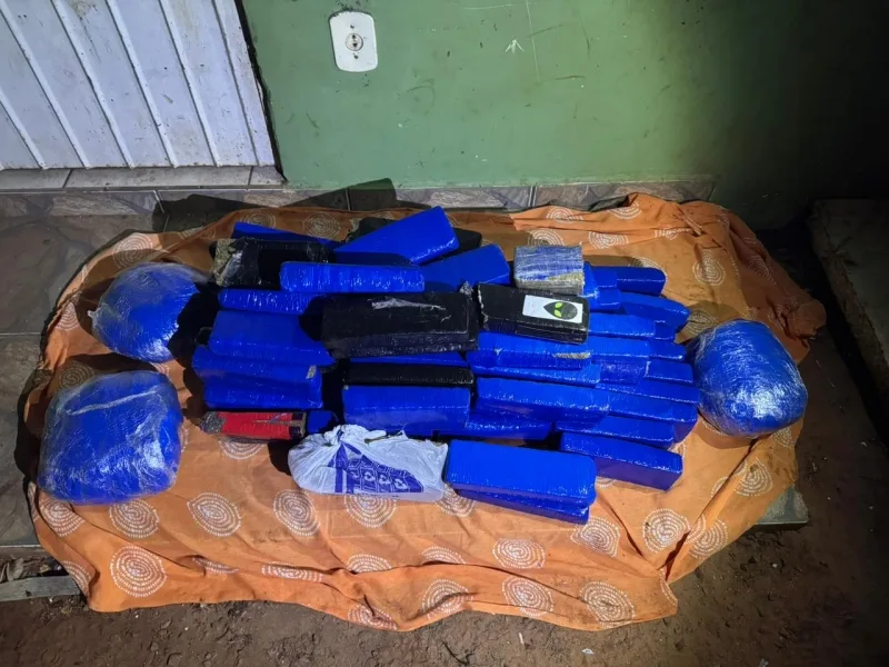 Homem é preso em Guaíra com mais de 50 kg de drogas em casa