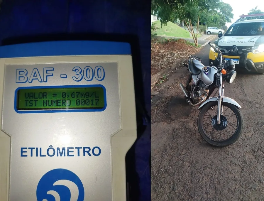 Homem é preso em Marechal Rondon dirigindo embriagado e sem CNH