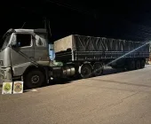 Carreta furtada em Assis Chateaubriand é recuperada em Terra Roxa; homem foi preso