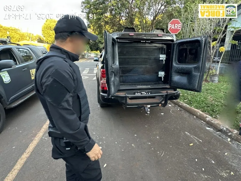 Polícia Civil e Força Nacional fecham ponto de tráfico e prendem homem em Guaíra