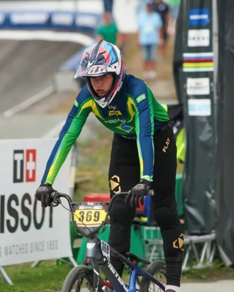 Mercedense Luis Pereira encerra Mundial de BMX entre os 20 melhores do mundo