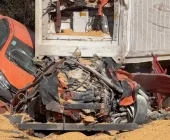 Condutor de caminhão de Guaíra morre em violento acidente na BR-277