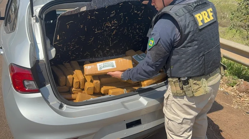 Casal é preso em Guaíra com drogas que seriam entregues no Rio Grande do Sul