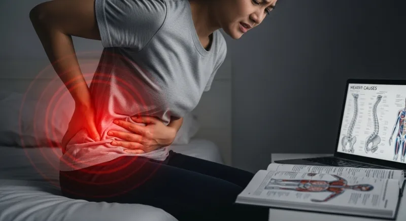 Dor na coluna que irradia para a barriga: descubra as causas e quando se preocupar