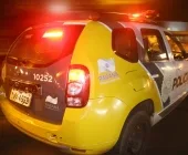Mulher fica ferida em acidente em Guaíra e motociclista é preso por embriaguez