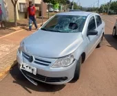 Rapaz fica ferido em forte colisão em Mercedes