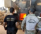 PF de Guaíra destrói 10 toneladas de drogas na 12ª ação de incineração do ano