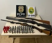 Homem é preso com armas após forçar relação sexual com mulher em Marechal Rondon