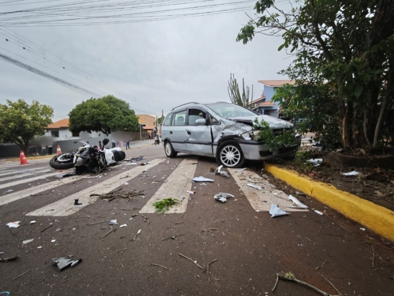 Motociclista morre após grave acidnte no centro de Toledo