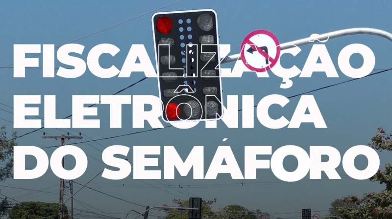 Radar contra avanço de sinal vermelho está em funcionamento na Av. Almirante Tamandaré em Guaíra