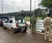 Carros carregados com cigarros e agrotóxicos são apreendidos em Mercedes