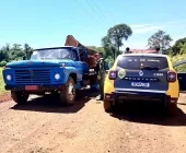 Polícia Ambiental apreende 92 m³ de madeira nativa e exótica em Mercedes
