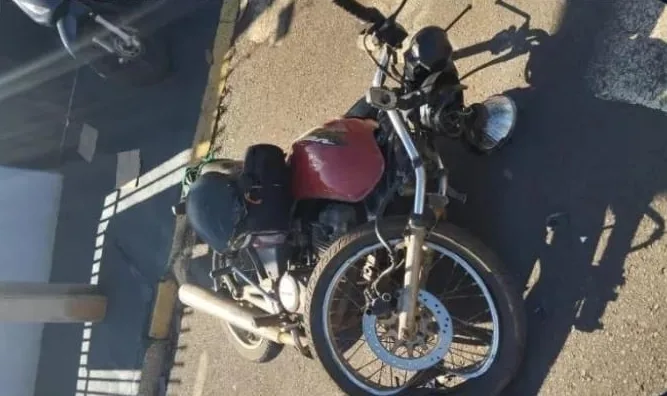 Acidente em Guaíra deixa motociclista ferido