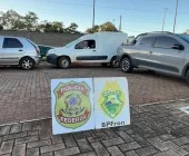 Polícia localiza depósito de cigarros, recupera carros furtados e prende dois homens em Marechal Rondon