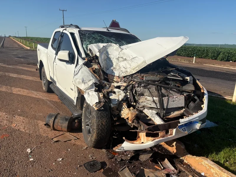 Grave acidente deixa pessoas feridas na BR-163 entre Guaíra e Mercedes