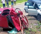Carro com rondonenses se envolve em acidente com duas mortes na PR-180