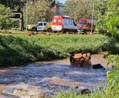 Morre menina de 3 anos que estava no carro que caiu dentro de rio em Toledo