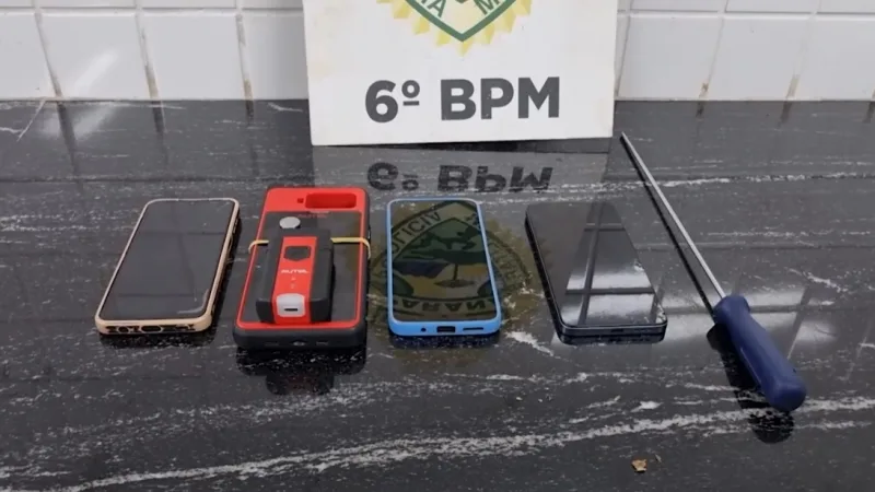 Três moradores de Guaíra são detidos em Cascavel com equipamento para furto de veículos