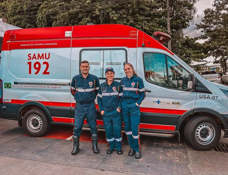 Filho do condutor do Samu de Terra Roxa nasce dentro da ambulância a caminho de Palotina