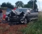 Acidente na PR-364 mobiliza SAMU entre Palotina e Terra Roxa