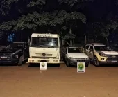 Dois homens são presos e caminhão furtado é recuperado na BR-163 em Guaíra