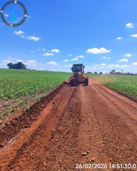 Prefeitura de Guaíra realiza reparos em estradas rurais após chuvas intensas