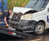 Engavetamento envolve quatro veículos em avenida de Marechal Rondon