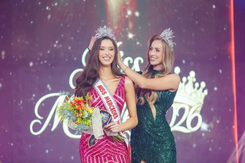Vitória Fernandes Kratz é eleita Miss Mercedes 2026