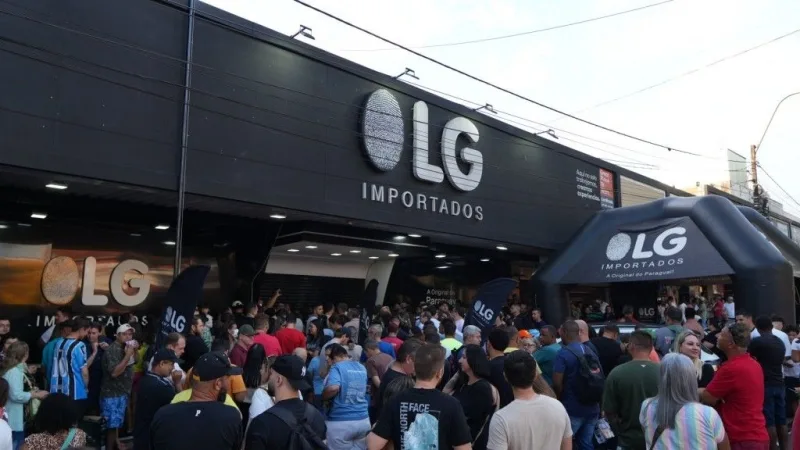 Promoção da LG Importados movimenta fim de semana no Paraguai e atende mais de 25 mil clientes